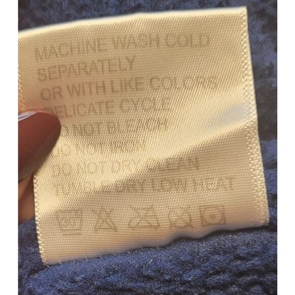 New England Patriots Full Zip Hoodie Men’s Small Gray Blue Pro Line Fleece GUC - Picture 7 of 7